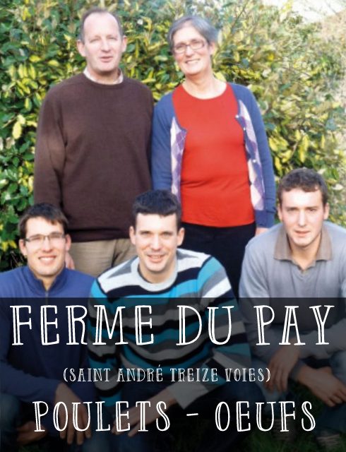 ferme du pay oeufs poulet pintade bio vendee vente directe